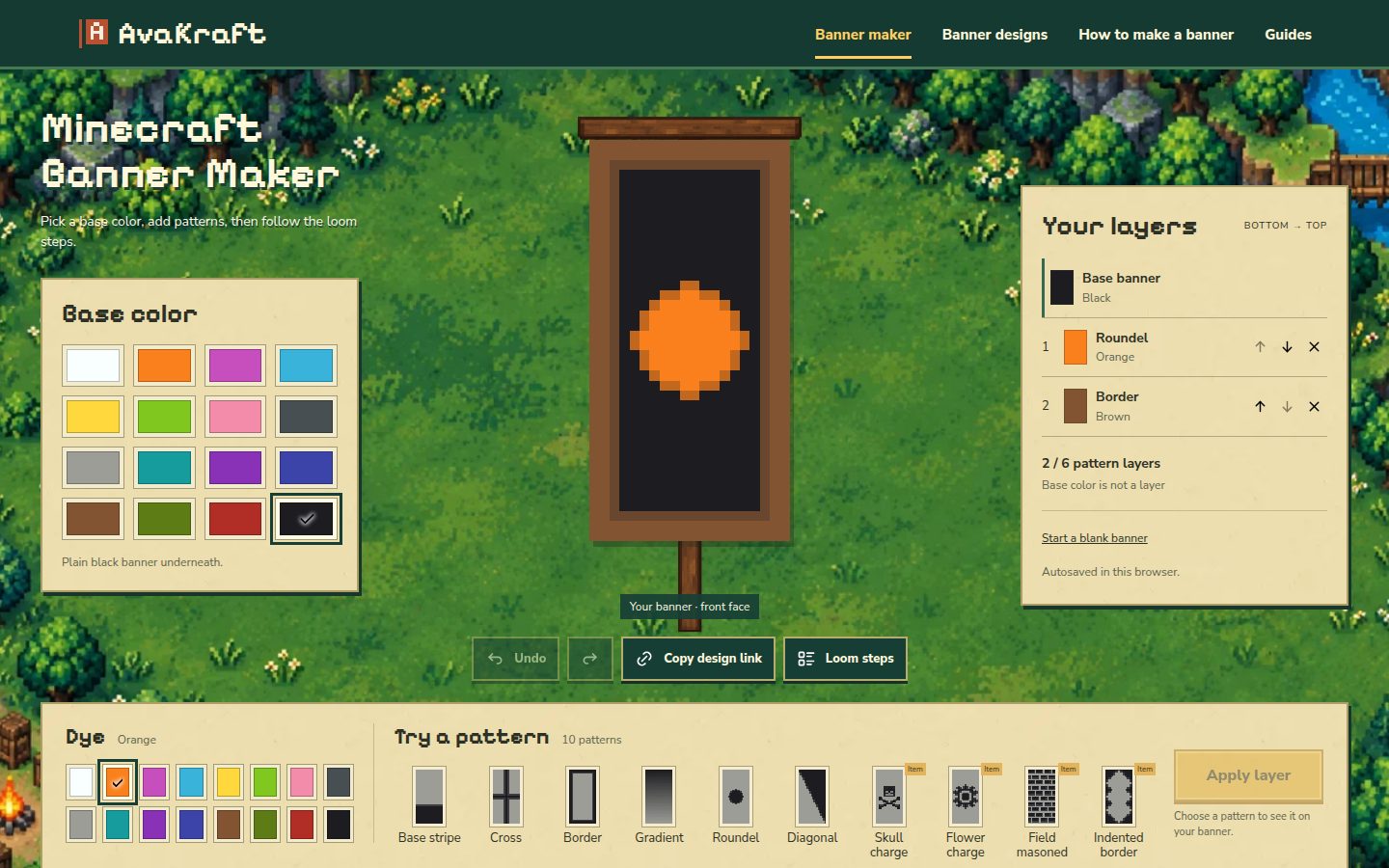 Screenshot of the public AvaKraft homepage