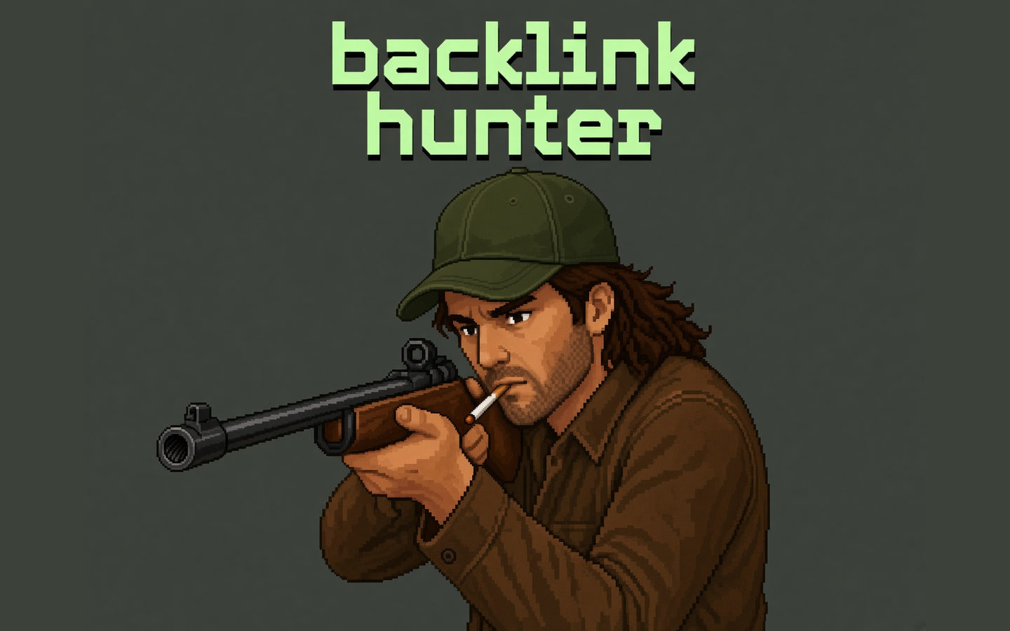 Screenshot of the public Backlink Hunter homepage