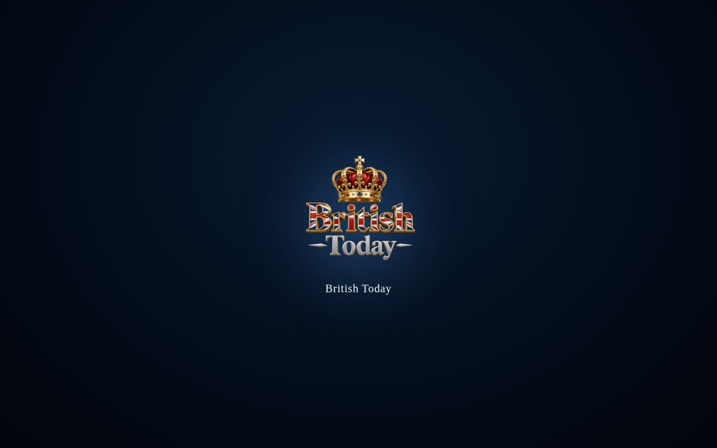 Screenshot of the public British Today homepage